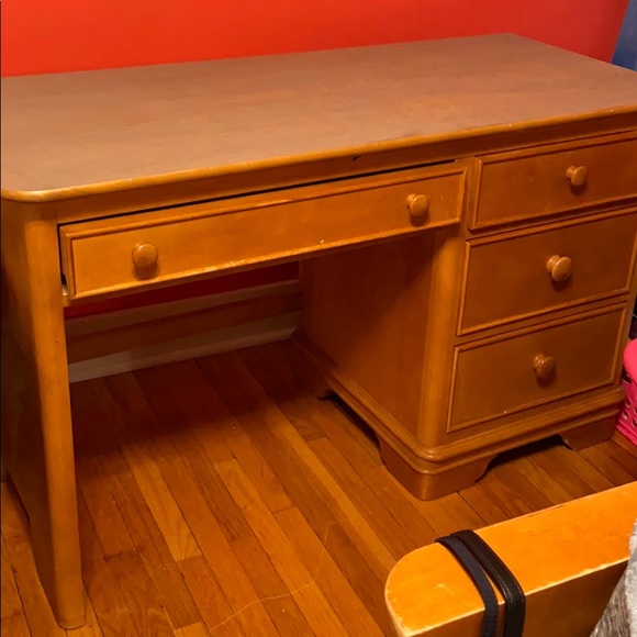 Wooden desk